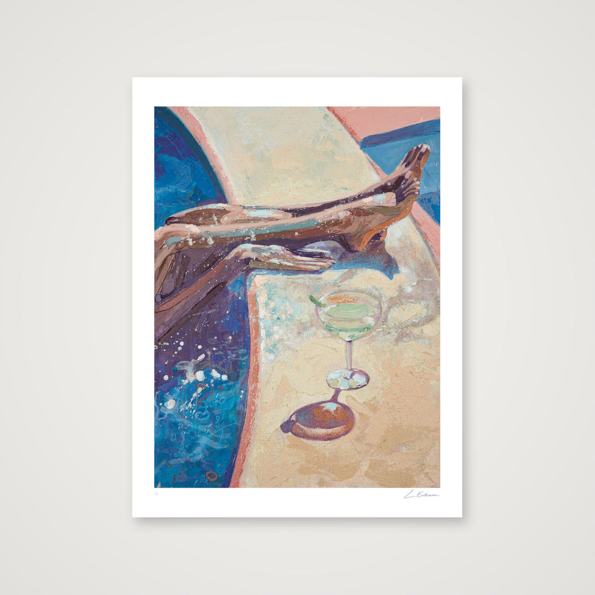 Miss Margarita — 60×80cm, 24×31" Print only